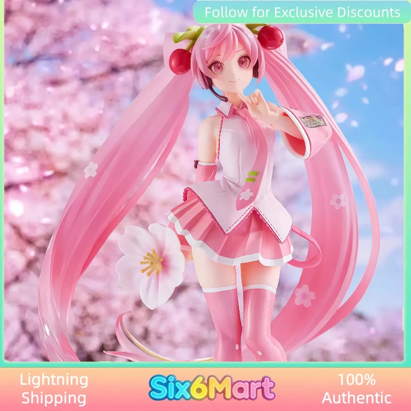 

Оригинальная фигурка Bandai Banpresto Hatsune Sakura Evolve Series, модная кукла, украшение, декор для рабочего стола, подарок для девочек на день рождения