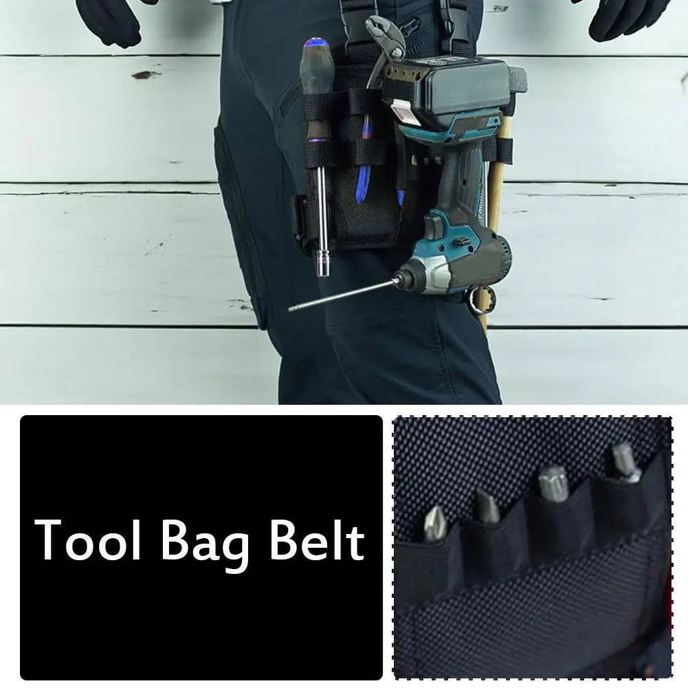 Multi Functional Oxford Cloth Automotive Electrician Maintenance Tool Bag Waist Bag Tool Holder Wrench Hammer Screwdriver Bag