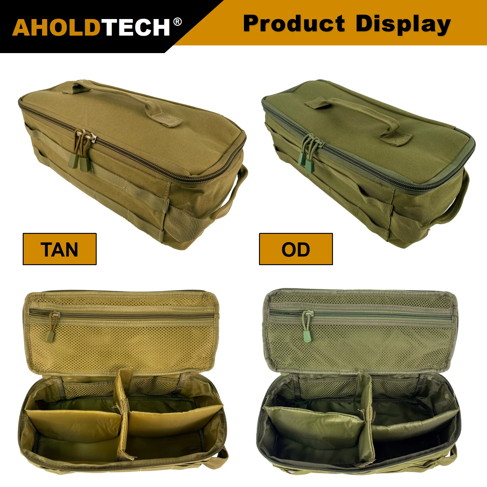 Aholdtech Tactical Molle Camping Storage HandBag Backpack Accessory bag Travel Outdoor hiking Sports  Hunting Shoulder Luggage