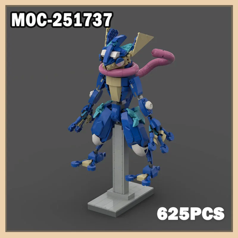 

MOC-251737 Набор для творчества MOC: развивающий конструктор, 625 деталей, фигурка динозавра, подарок на день рождения