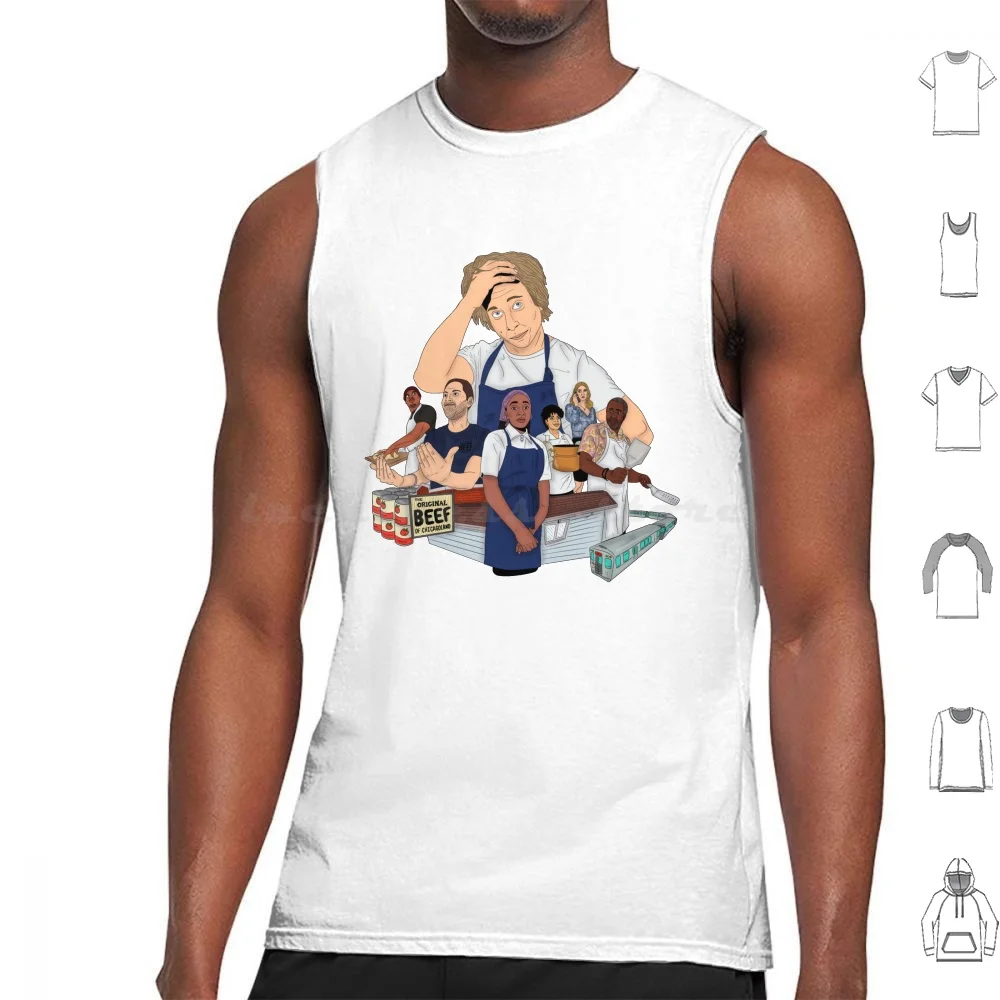 Original Beef Of Chicagoland Tank Tops Vest Sleeveless Carmy The Bear Yes Chef The Original Beef Chicago Chicagoland Linestein