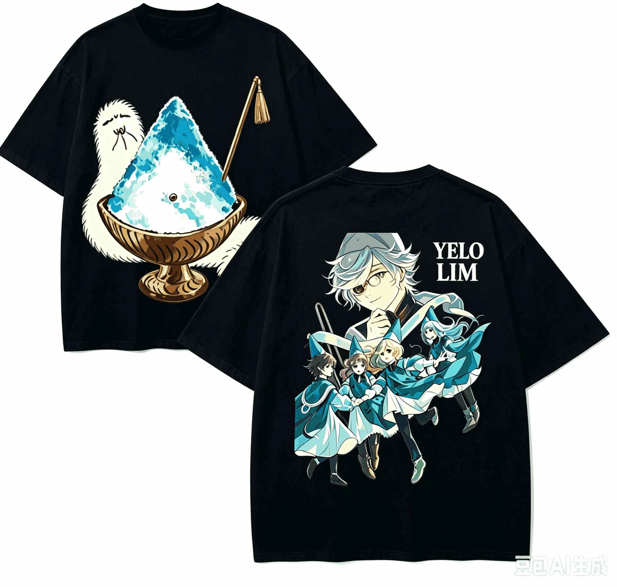 Witch Hat Atelier Anime Lover T-shirt Harajuku Cotton New Model High Street Fashion Oversized Unisex Comfortable Sleeves Classic