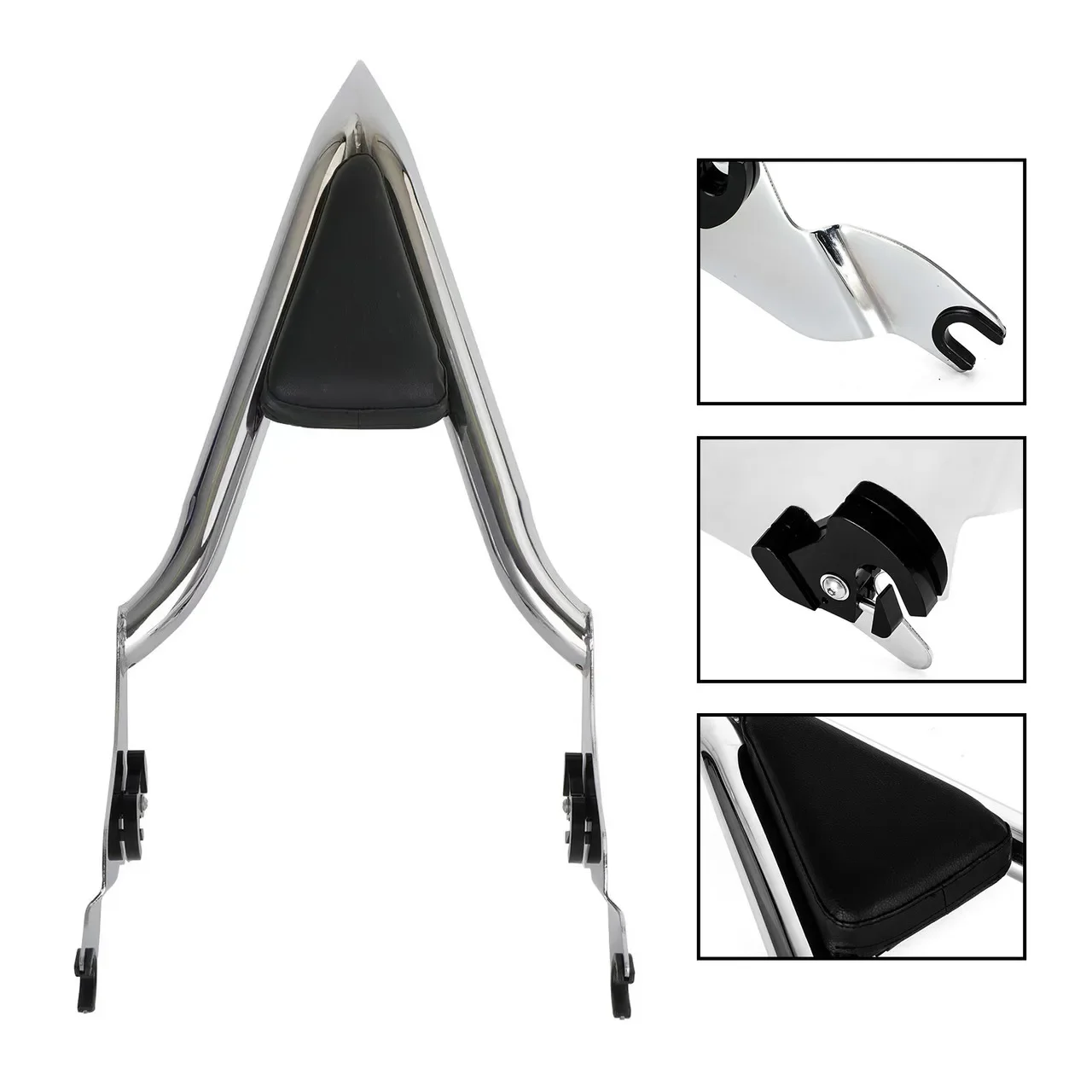 

Motorcycle 22 inch Detachable Passenger Rear Backrest Sissy Bar For Harley Touring 2009-2020