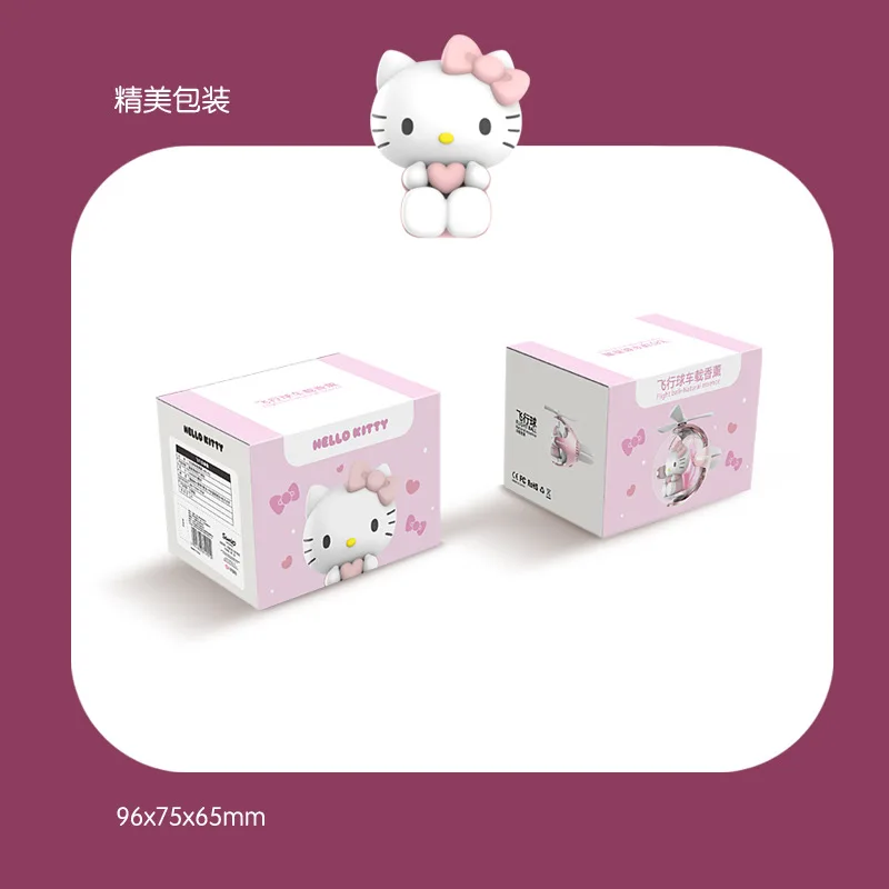 Sanrio Anime Kawaii Hello Kitty Flight Ball Car Aroma Diffuser Cute Cartoon Kuromi My Melody Ambient Light Girls Gifts