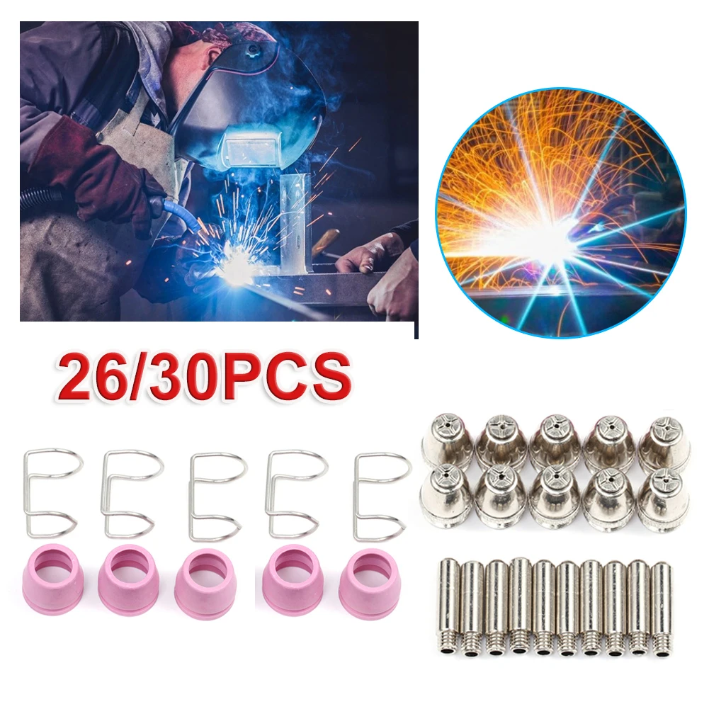 SG55 AG60 WSD60 Plasma Cutting Consumables Torch Electrode Tip Nozzle Kit 60A Plasma Cutting Machine Accessories