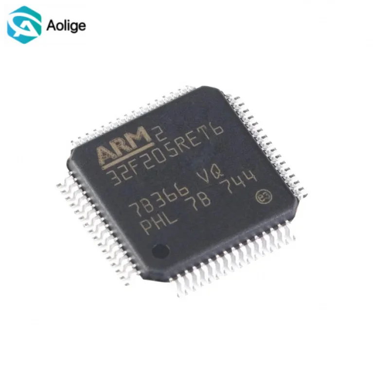 

5 шт. подлинный оригинальный микроконтроллер STM32F205RET6TR LQFP-64 MCU чип STM32F205RET6