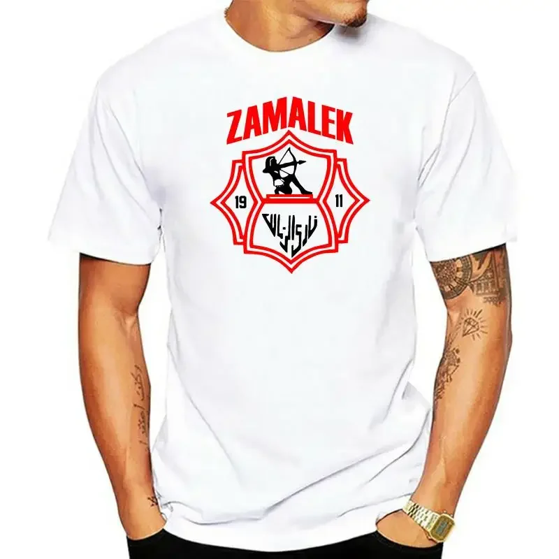 team sports handmade  Zamalek Sporting Club of Egypt Football Soccer T shirt tee  oversized t shirt  streetwear