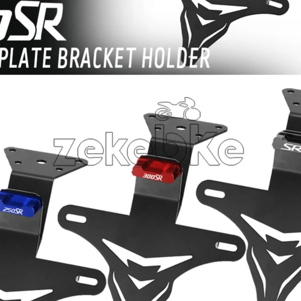 

For CFMOTO 250SR 300SR MY22 2019 - 2022 SR250 250 SR FUN 2023 Rear License Number Plate Holder Frame Turn Signal Light Bracket