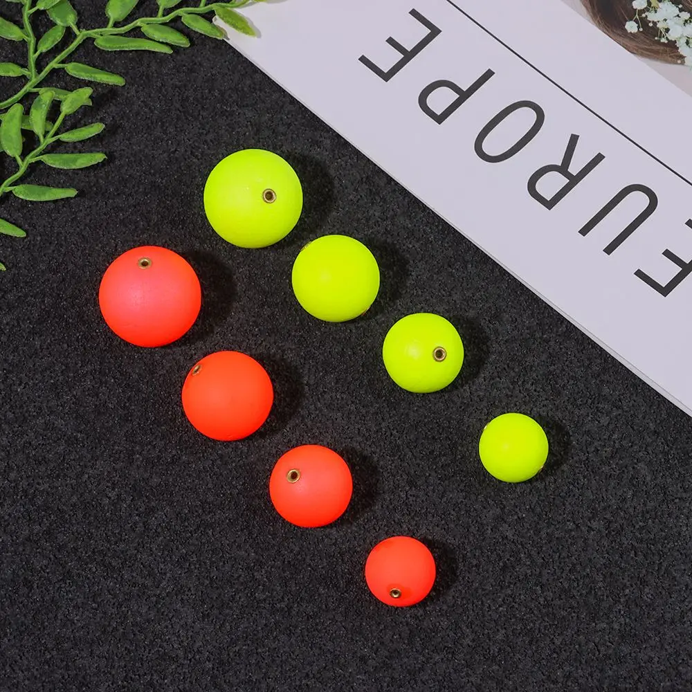 10PCS 20mm-30mm Foam Floats Ball Beads Beans Fishing Float Bottom Rig Rigging Material Fishing Tackle Accessories Pick Size