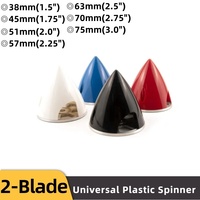1Pc GEMFAN Propeller Spinner Plastic 2-blade Nylon Cone 1.5/1.75/2.0/2.25/2.5/2.75/3.0\