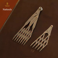 Nattools Belt Watch Band Quick Marking Equal Distance Dividing Ruler Manual DIY Bag Making Positioning Auxiliary Drawing Tool