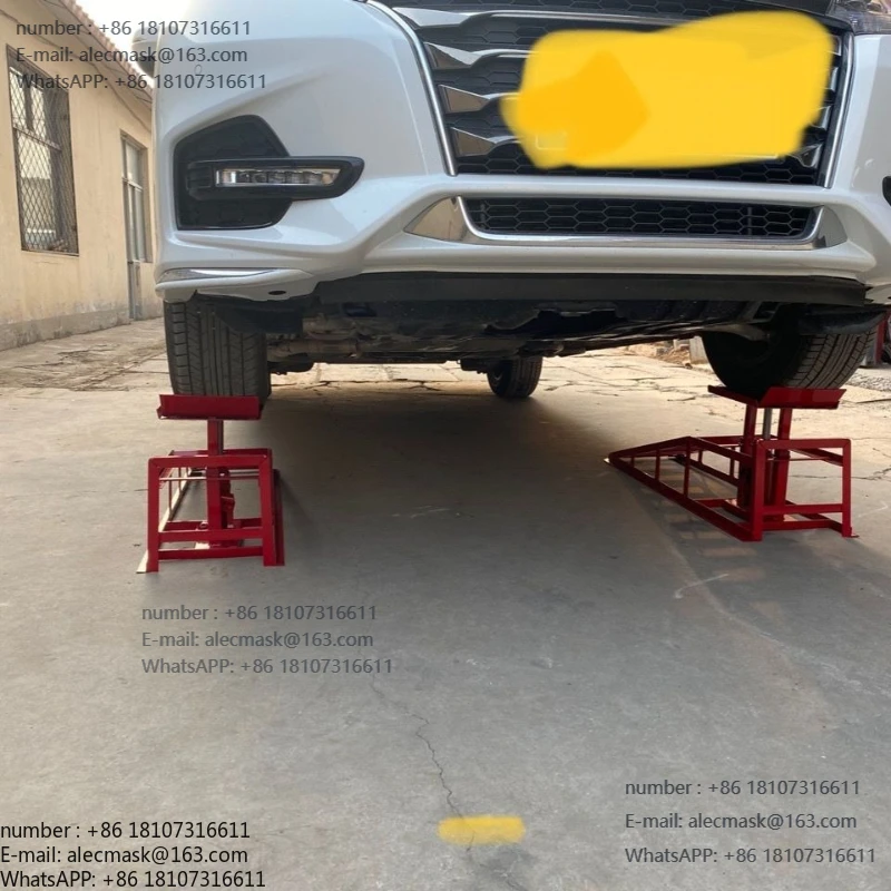 

Special maintenance ramp for oil change, oil change mobile heavy ramp with five-ton jack ramp auto repair tool
