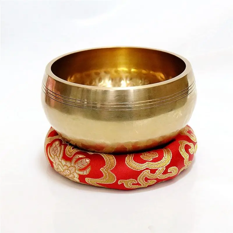 A04G-Yoga Meditation Bowl Yoga Relaxation Bowl For Sound Healing Stress Relief, Yoga, Meditation With Gasket