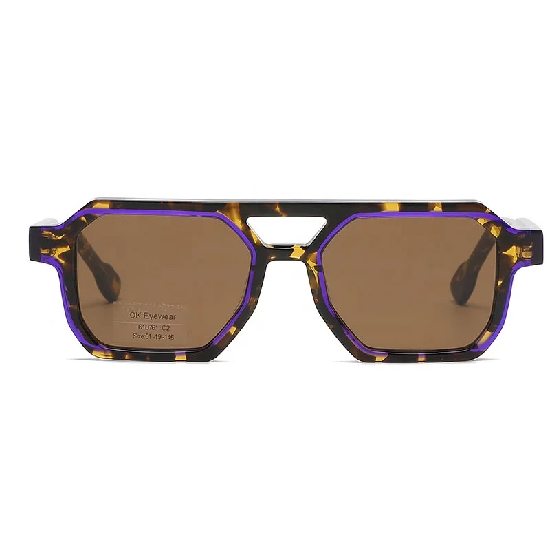 New Brand Designer Luxury Lamination Acetate Fashion Sunglasses Ready to Ship