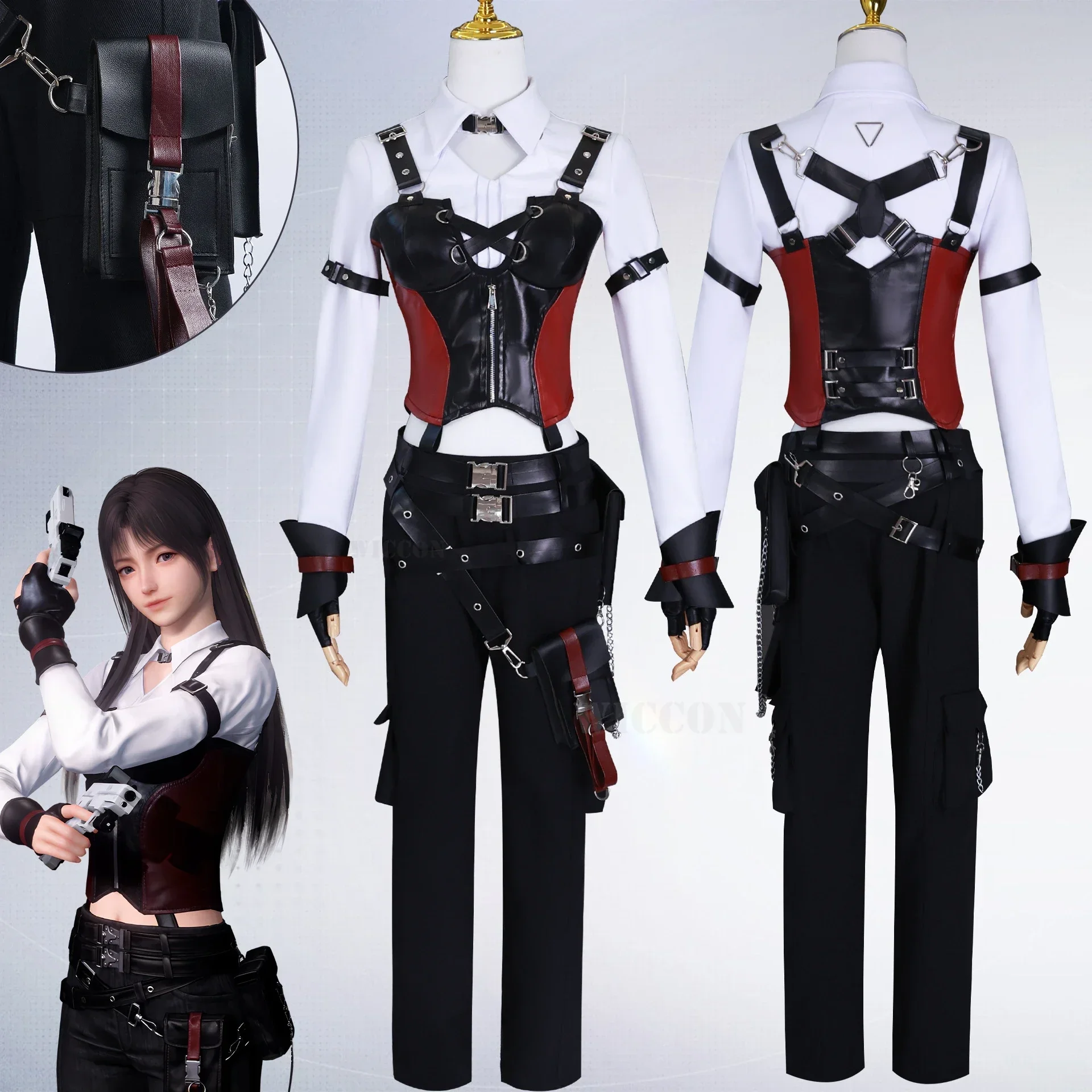 

Game Love And Deepspace Cosplay Anime Xavier SUPACE Heroine Cosplay Xavier Zayne Rafayel Uniform Woman Girls Cosplay Costume