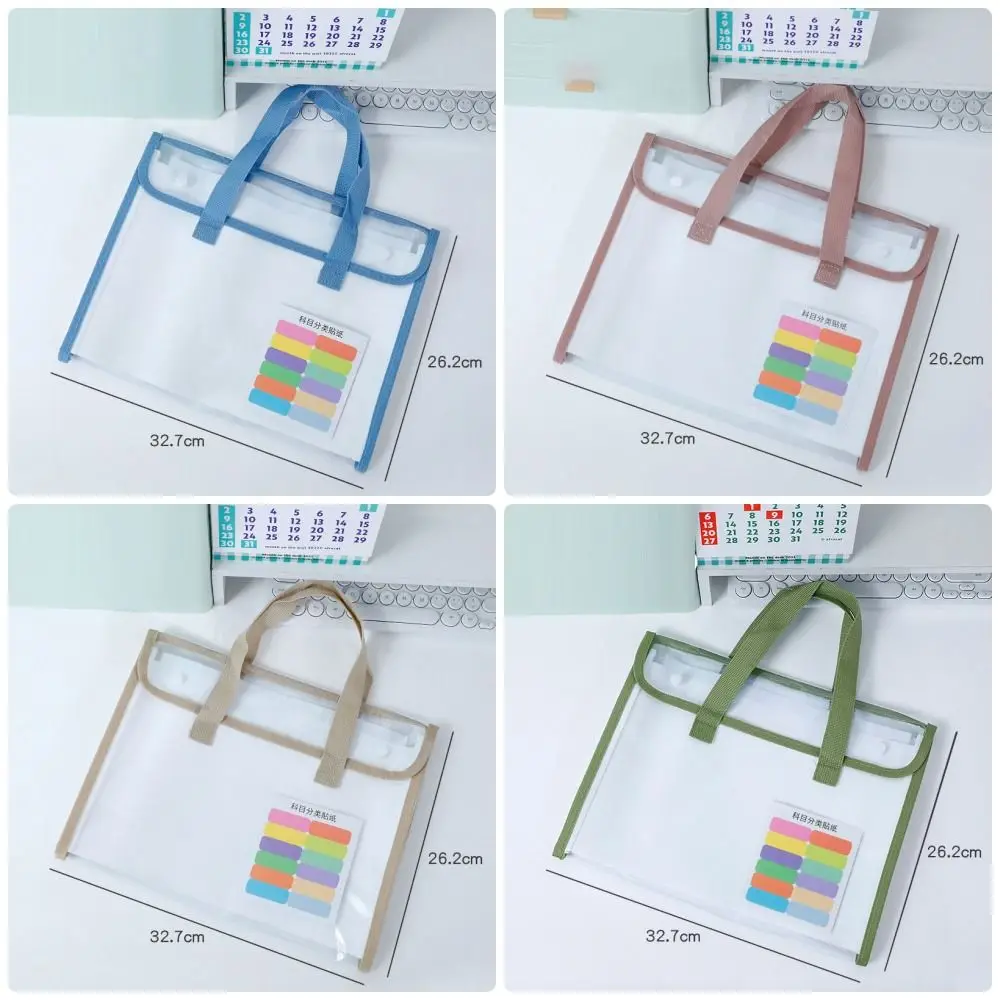 Pasta de arquivo à prova d'água para documento Pasta de arquivo, Armazenamento de papel de teste, 13 bolsos, Flip Design, A4, 1pc