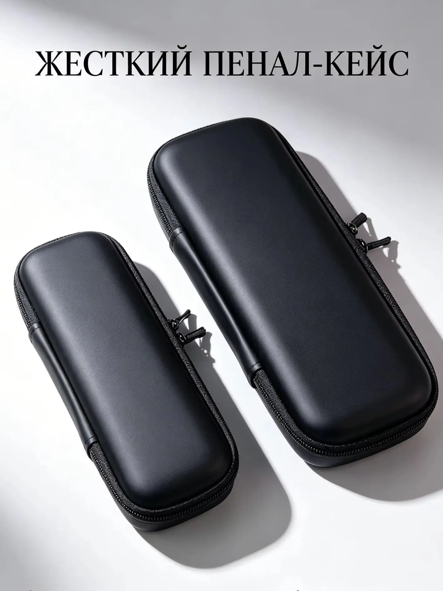 1PC Black EVA Hard Shell Pencil Case Shockproof Stylus Pen Holder Protective Carrying Storage Box for Ballpoint Pen