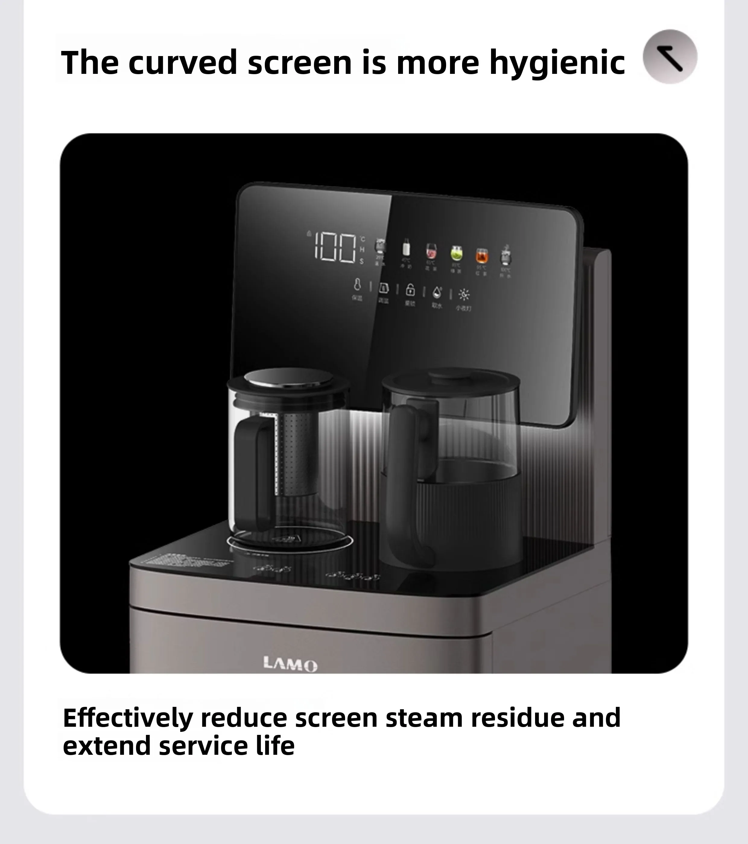 LH Smart Teebar Maschine Home Office Automatischer Wasserspender unter dem Eimer