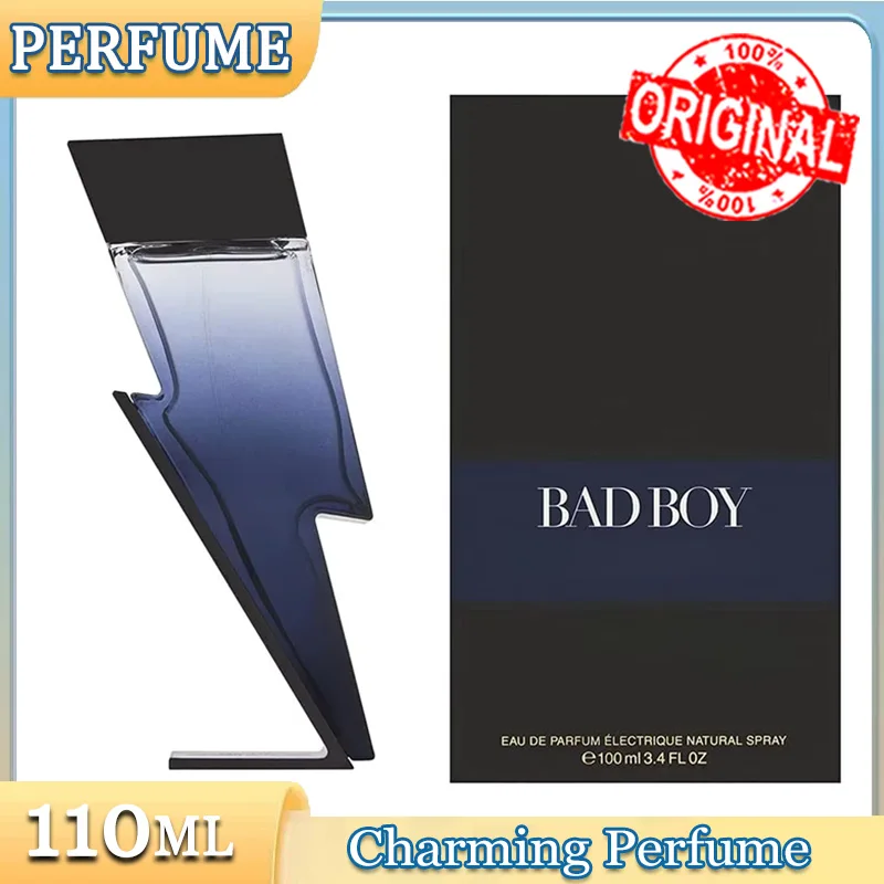 2025 gran oferta 110ML Perfumes Masculinos Bad Boy Lightning Eau De Parfum Spray para hombres regalos de fragancia clásicos para hombres