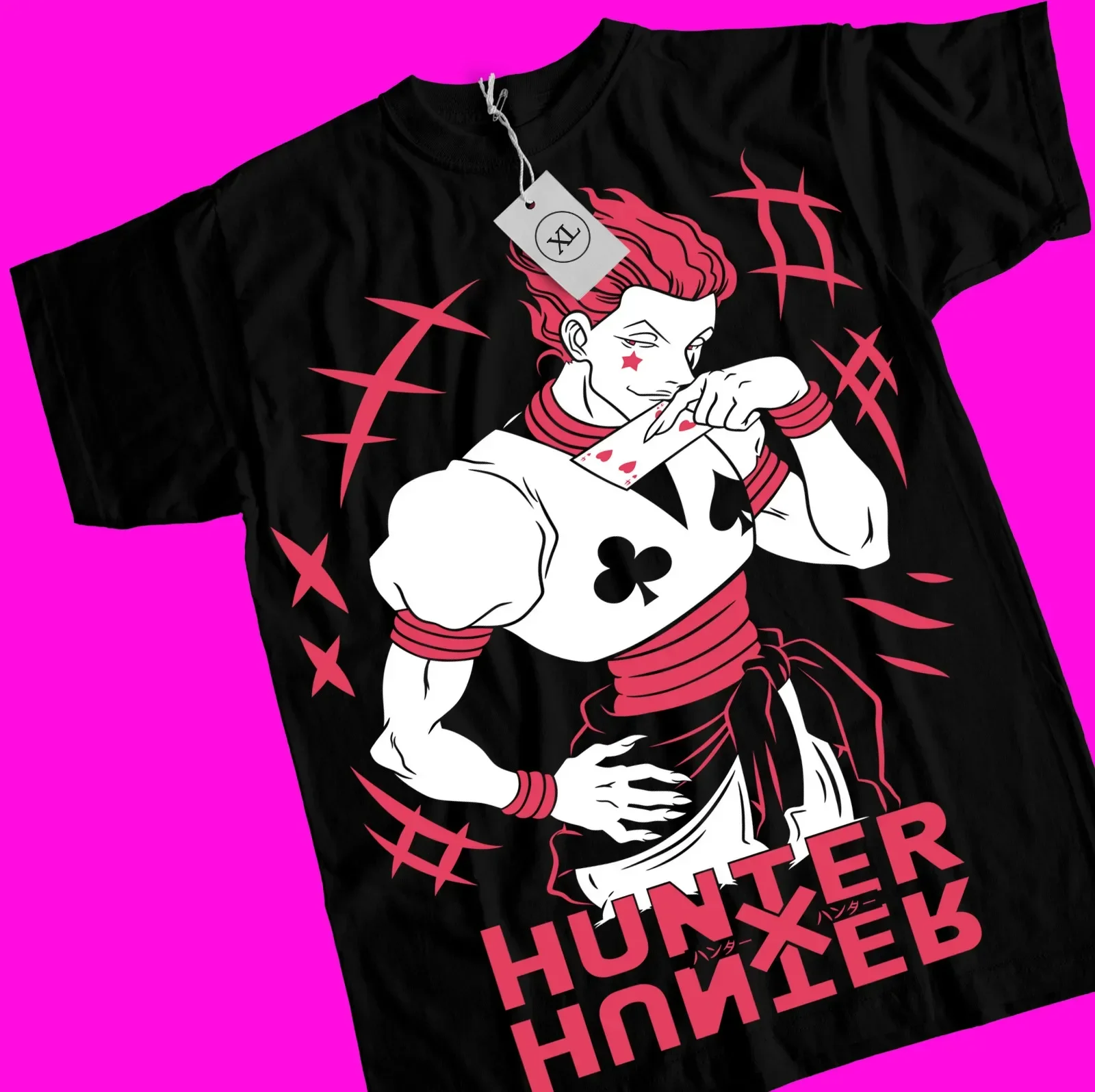 

Hisoka T-Shirt Hunter Strip Hunter x Hunter Hisoka Anime Shirt All Size