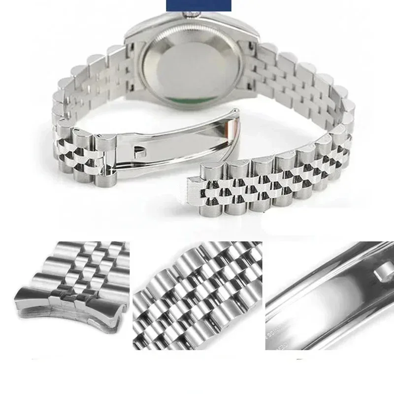 For Rolex DATEJUST DAY-DATE OYSTERPERTUAL DATE Stainless Steel Watch Accessories Strap Watch Bracelet Watchbands  20mm 21mm