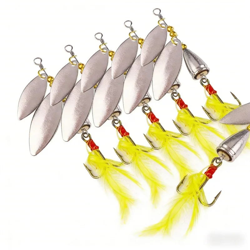 

Long Casting Rotating Sequin Lure Bait8.1CM10.5GBionic Fake Bait for Sea Fishing, Special for Red Snapper and Bass10Only