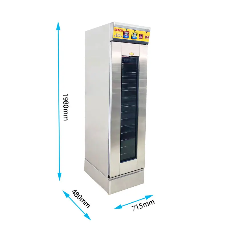 Bakery Equipment 16trays / 32trays Electric  Custom Dough Proofer Room Bread Fermentation Box