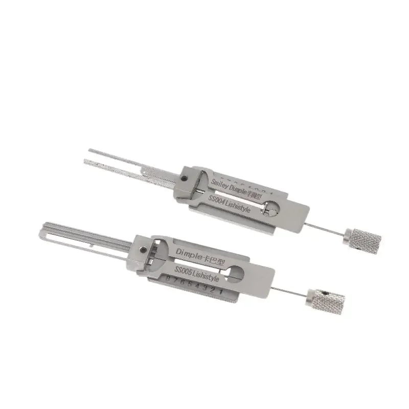 SS004 SS005 NEUES 2-in-1 Ziviles Schlossöffnungs- und Decoder-Set für professionelle Schlosser zum Öffnen von Zylindern – Detail 8