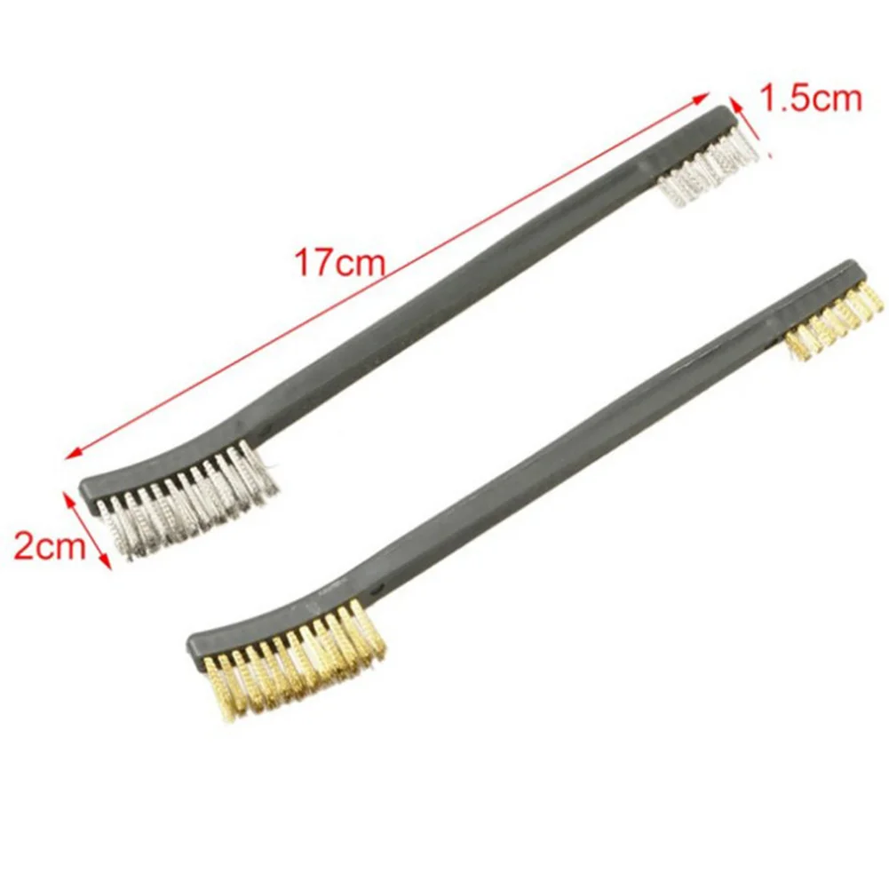 3pcs Premium Tactical Cleaning Kit Universal Weapon Cleaning Tools with Wire Brush & Derusting Wire Brush Gun Accessories Rifle