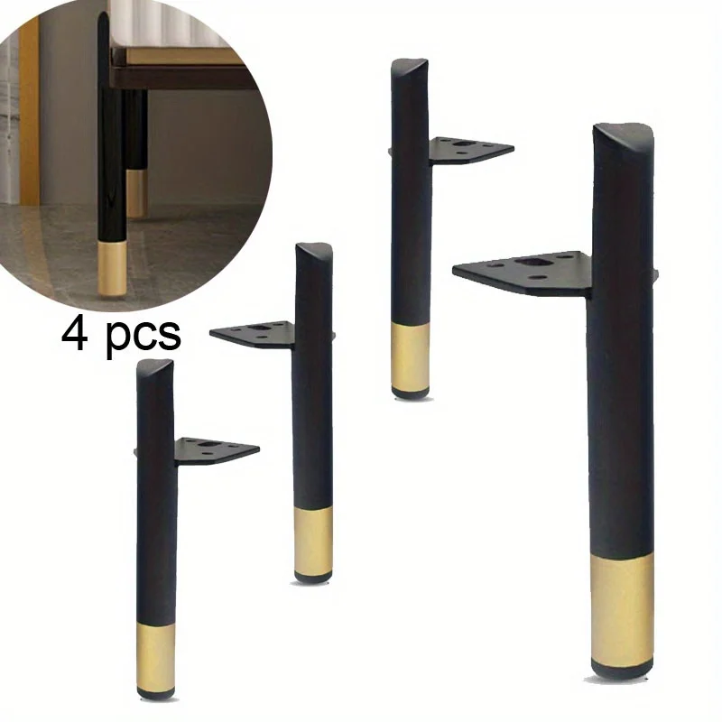 4pcs DIY Metal Sofa Legs Replacement Sofa Coffee Table Cupboard Cabinet TV Stand Feet Furniture Legs Modern Design