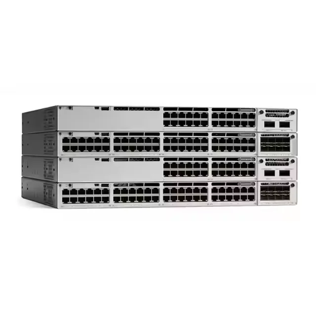 Original Cisco C9300-48P-E  Network Switch 48 Port PoE+ Ethernet Smart Switch with Good Price
