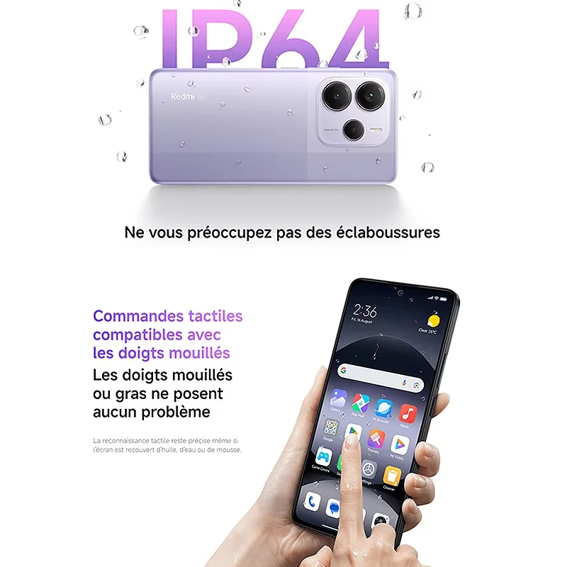 هاتف ذكي Redmi Note 14 5G الإصدار العالمي NFC MediaTek Dimensity 7025-Ultra 108MP كاميرا 5110mAh بطارية 120 هرتز #4