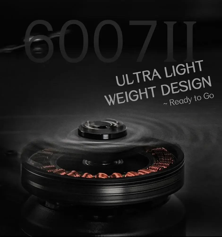 Brand T-MOTOR Antigravity 6007-II KV160/KV320 MN6007 V2 Brushless Motor  Ultrathin Design Lightest Weight for Multirotor & VTOL