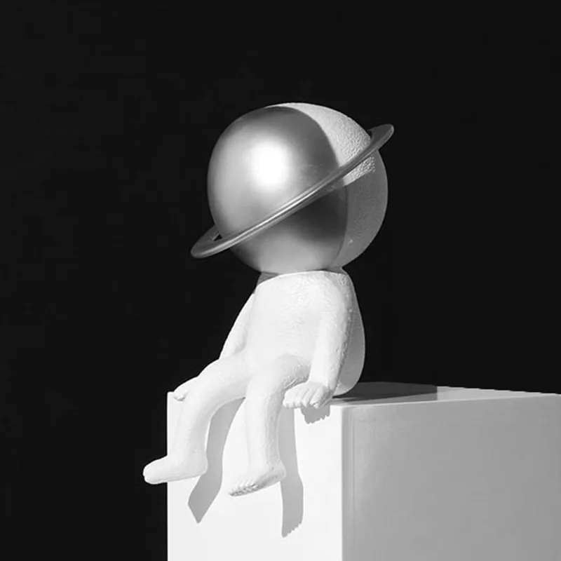 Modern minimalist abstract decoration model room home living room hotel cartoon character sculpture figure simple