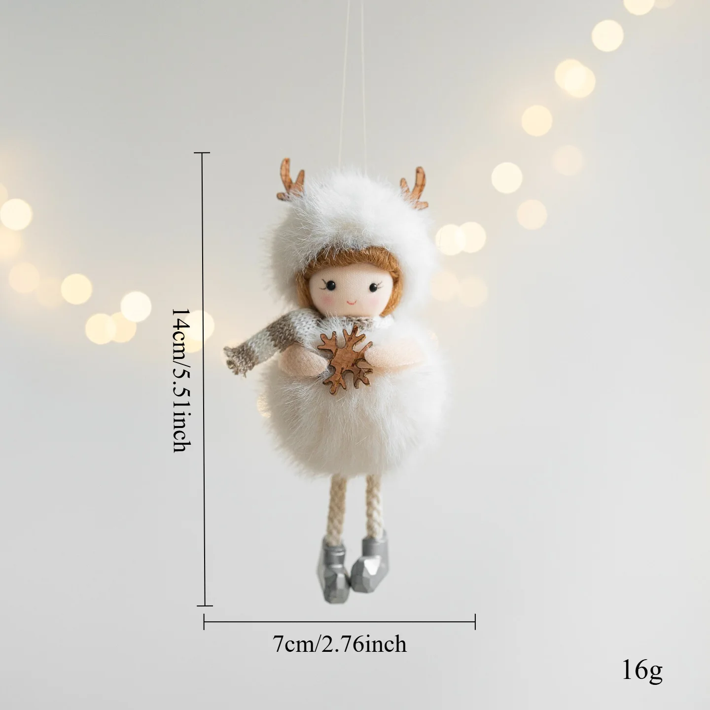 Jouets en peluche elfe de noël, décoration d'arbre de noël, pendentif, décoration de bureau, ornement, cadeaux Surprise de vacances