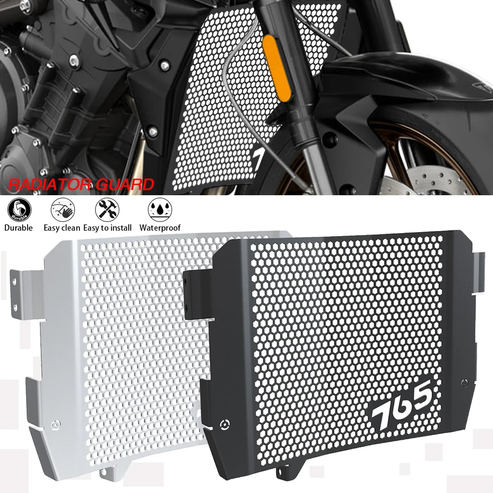 

New For Street Triple StreetTriple 765 R/RS 2023 2024 Moto2 Edition Motorcycle Radiator Grille Guard Protecion Cover Fuel Tank