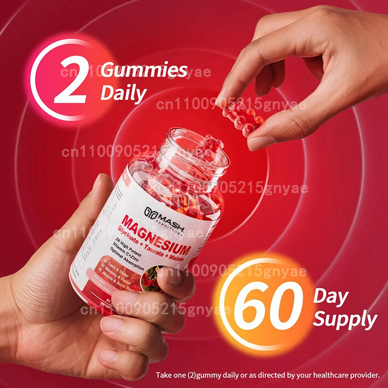 

Pure Chelated Magnesium Glycinate | 500mg Per Capsule (1000mg Total), Maximum Absorption – 60 Capsules