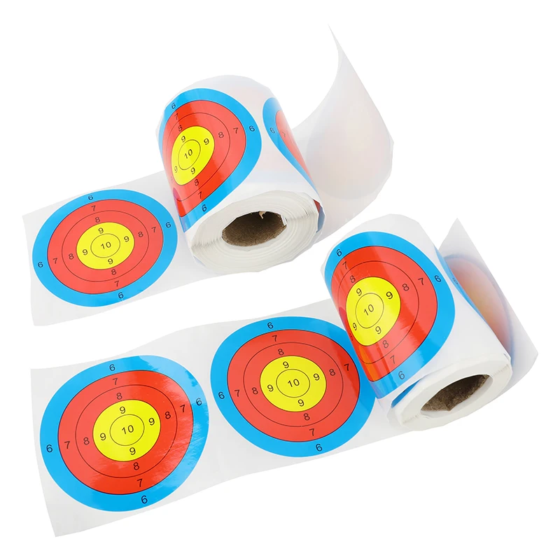 

1Roll Target Shooting Papers Sticker Inch Sticker Self-adhesive for Archery Darts Catapult Shooting Aim Training Practice