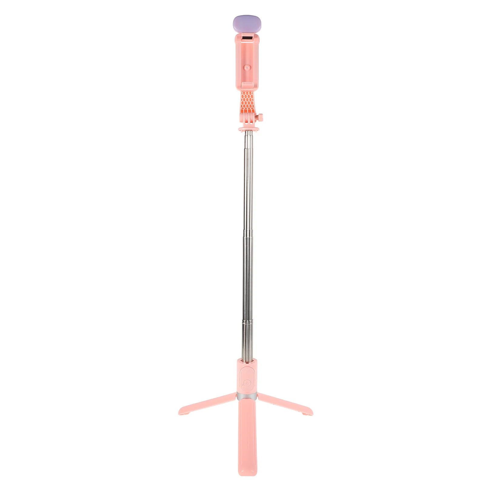 

Phone Selfie Stick Foldable Extendable 1M Fill Light Tripod Portable Holder Streaming Vlogging Recording Content Creator