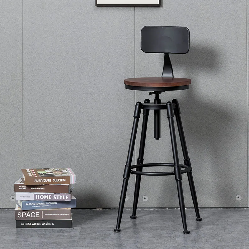 Уникальные серебряные поворотные барные стулья в итальянском стиле, минималистичные прочные барные стулья, дизайнерские регулируемые аксессуары для дома Sedie Da Pranzo