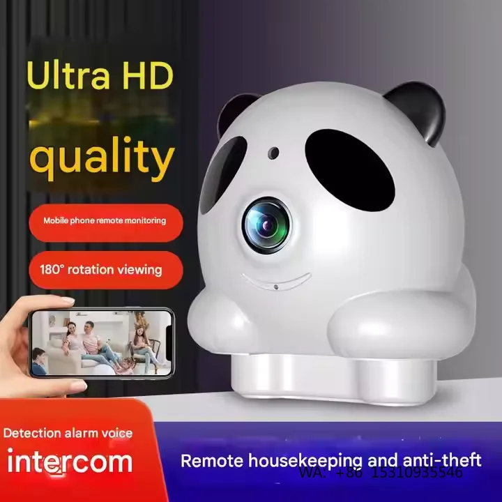 180° Rotating Smart Home Security Camera 2026 New HD Video Motion Detection Night Vision Two-Way Audio
