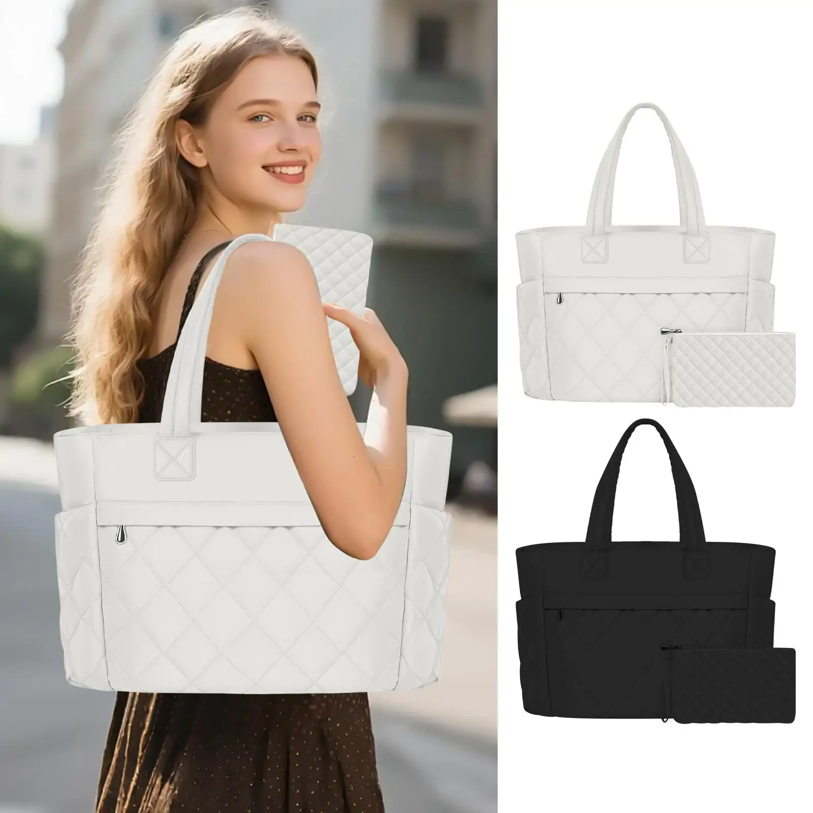 

Laptop Bag High value Laptop Bag Large Capacity Multi compartment Lightweight Shoulder Bag Business Work Computer Bag for Travel