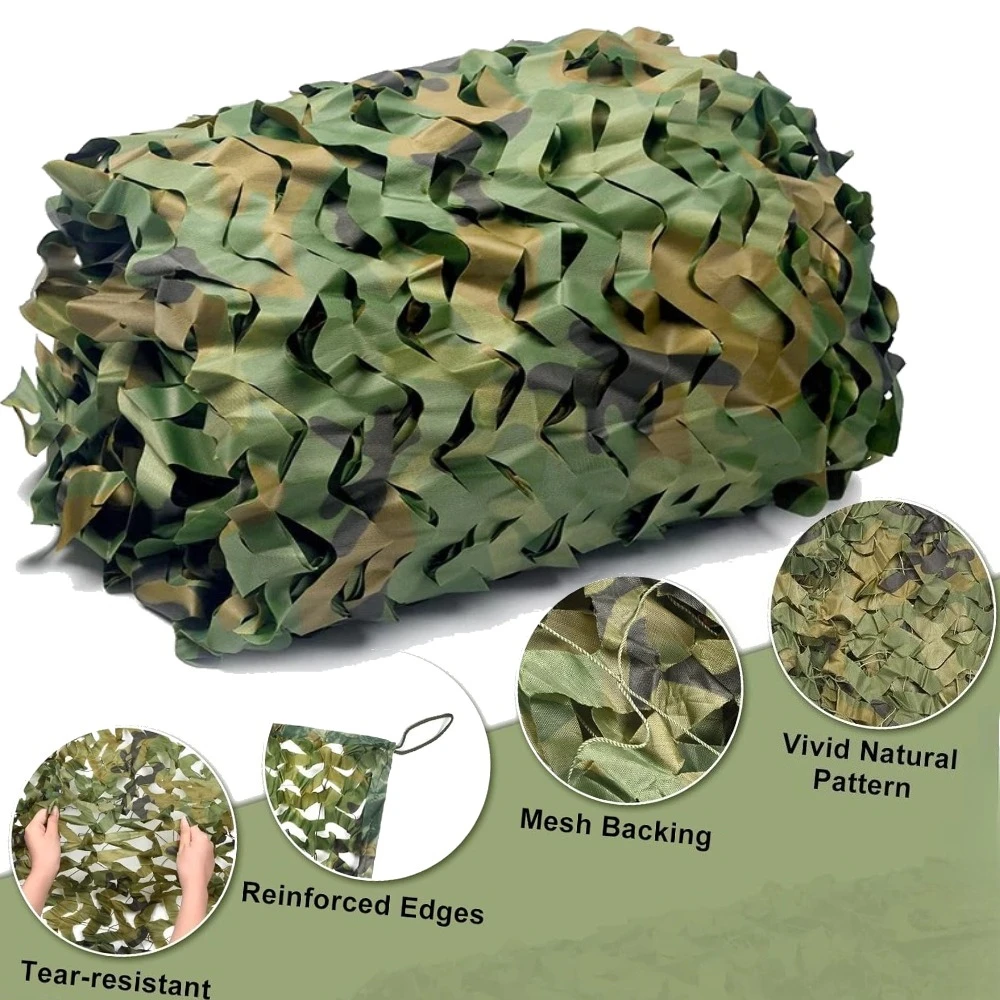Tarnnetze, Camouflage-Netze, Jagdnetze, Tarnungsnetze für Garten, Gebäude, Zäune, Rankgitter, Abdeckungen, Sichtschutzgewebe