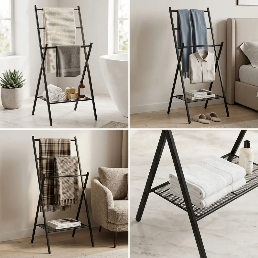 foldable-structure-foldable-towel-drying-rack-multi-rod-design-space-saving-multi-purpose-storage-organizer-freestanding-frame