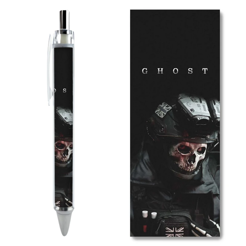 2/4PCS Call of Duty Gel Pens Premium Stationery School Writing Supplies Game Peripherals Pretty Stationery Custom Pattern Pen