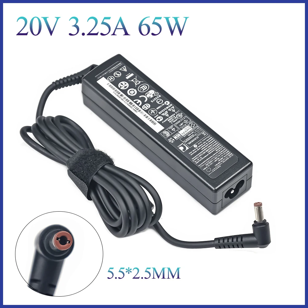 Laptop Charger AC Adapter Power Supply For Lenovo IdeaPad Z570 Z560 G580 Z575 Z565 B560 20V 3.25A 65W