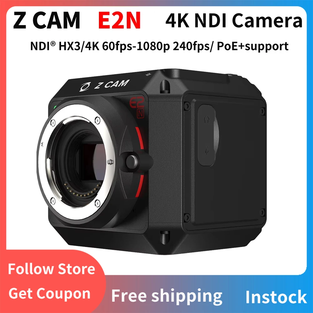 Z CAM E2N 4K NDI HD Live Photography Camera M43 Frame MFT Mount Support 4/3