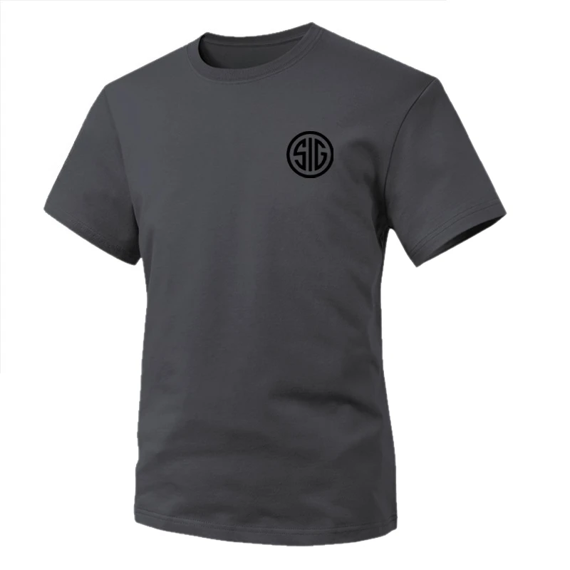 2026 Summer New American Tough Guy Style T-shirt Men's Short-sleeved Tactical Outdoor Sports Fitness Clothing