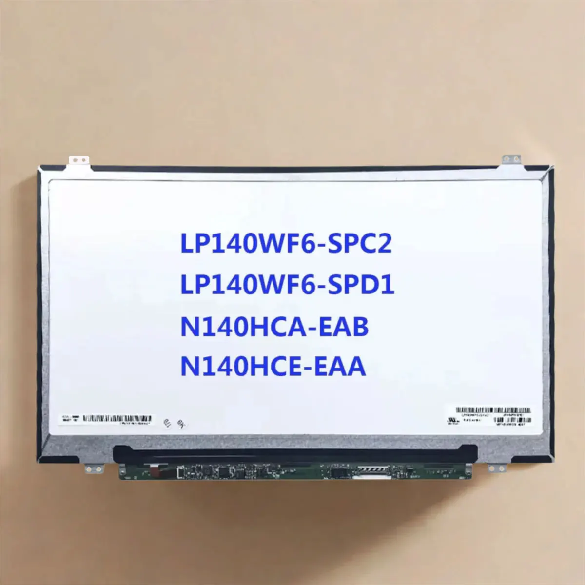 

14,0-дюймовый ЖК-экран для ноутбука FHD LP140WF6-SPC2, подходит для LP140WF6-SPD1 N140HCA-EAB N140HCE-EAA IPS 1920x1080, панель дисплея EDP, 30 контактов