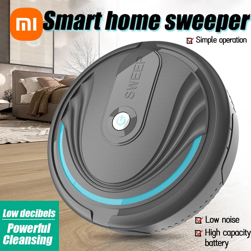 Xiaomi 5-in-1 Mini Smart Robotic Wireless Vacuum Cleaner Home Multi-Mode USB Rechargeable HomeSweeper For Wet Dry Carpet Floors